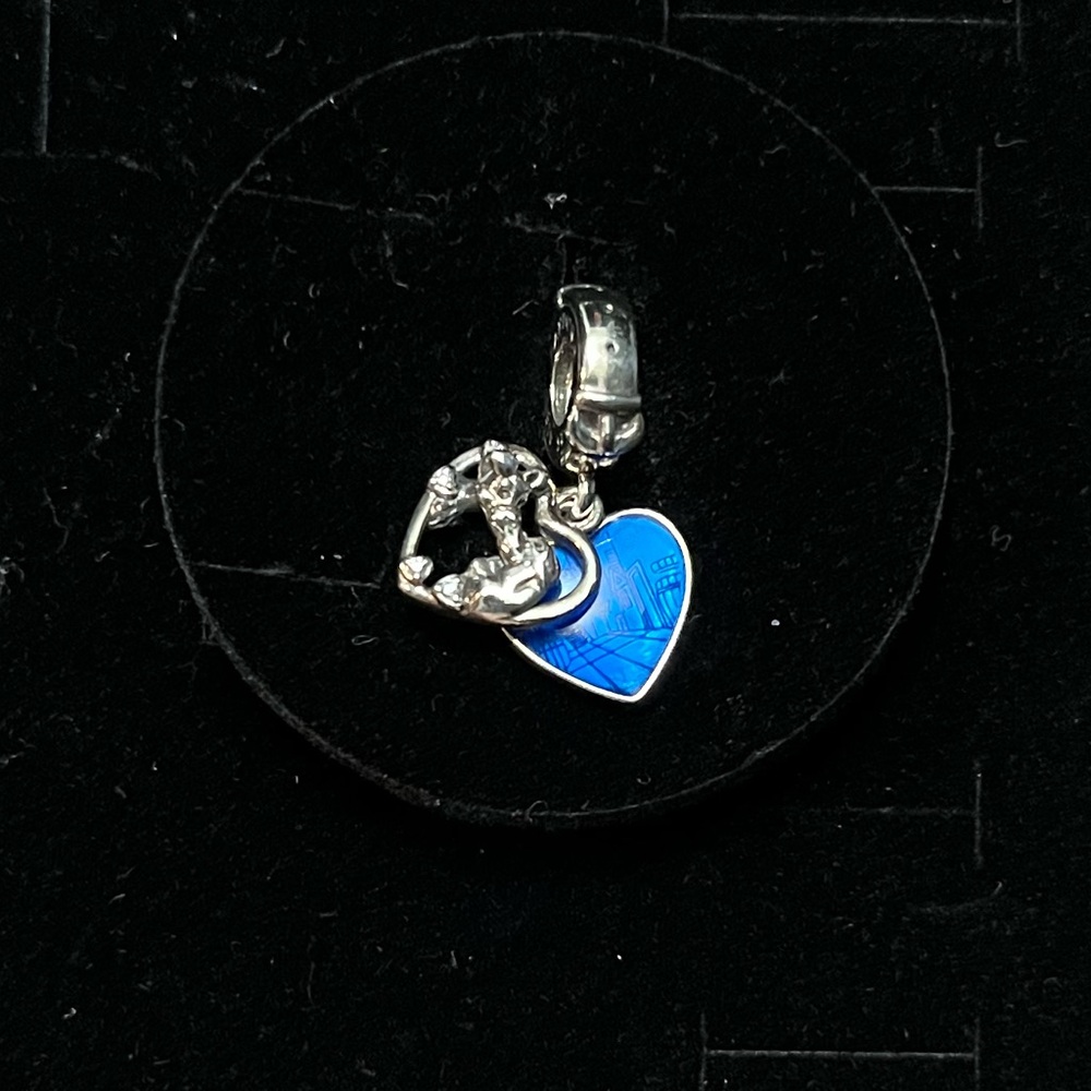 Disney Pandora Lady and the Tramp heart dangle charm